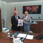 Bölge İdare Mahkemesi Başkanı Nuri KOÇER’i ziyaret ettik.